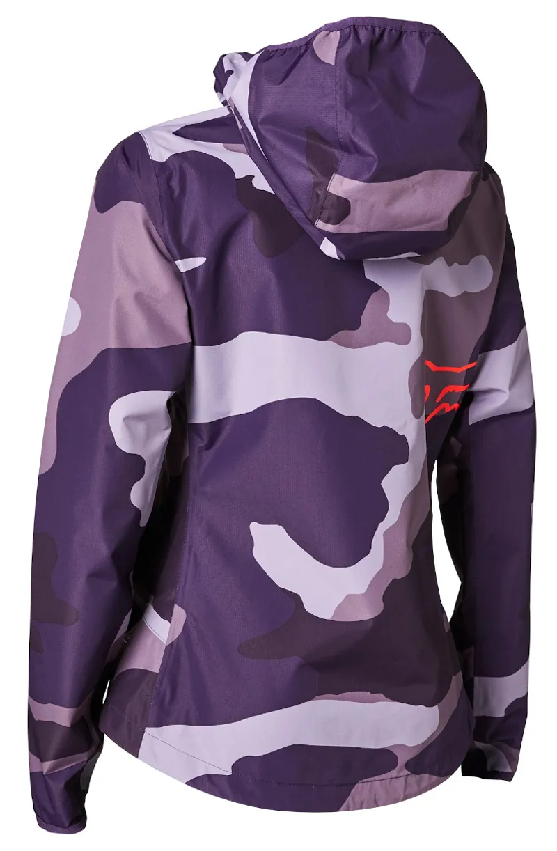 Fox Ranger 2.5L Water Womens Jacket Refuel Dark Purple Camo-1